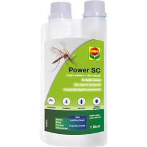 COMPO Power SC Antizanzare Concentrato, Contro Zanzare, 300ml | Elimina rapidamente zanzare comuni e tigre proteggendo gli spazi aperti