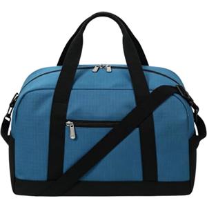 Generic Borsa da palestra piccola - Oxford impermeabile | 35,5 cm, leggero borsone | Tracolla, da portare durante la notte, da donna, per campeggio, sport, fodera traspirante