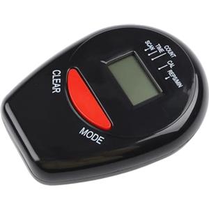Risveglio Vogatore elettronico multimetro multifunzione LCD Display | Contatore per vogatori frequenza tempo calorie cardiofrequenzimetro nero plastica 111x86mm