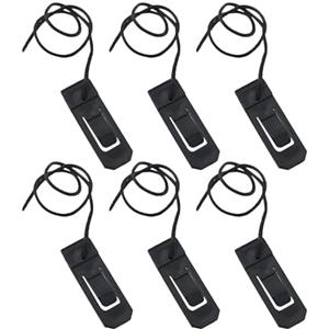 Generic Pinne per pinne da surf, confezione da 6, morsetti in nylon resistente | Set di 6 clip di bloccaggio per pinne posteriori in nylon resistente per tavole da paddle e tavole da surf. Adatto per schede