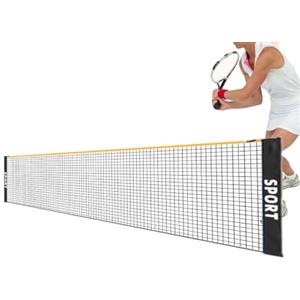Generisch Rete da badminton portatile pieghevole, attrezzatura da badminton e | Rete da badminton per pickleball da giardino, per bambini, per adulti, sport, piscina, cortile, vialetto, interni ed esterni