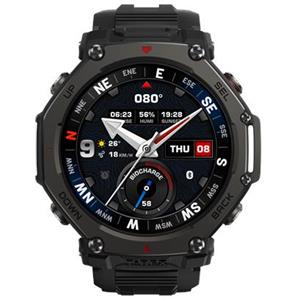 Amazfit - T-Rex 3 Pro 3,81 cm (1.5') AMOLED 48 mm Digitale 480 x 480 Pixel Touch screen Nero Wi-Fi GPS (satellitare)