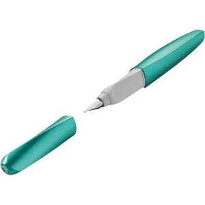Pelikan, Twist Penna Stilografica, Impugnatura Ergonomica per Destrimani e Mancini, Cold Alaska, Inchiostro Blu, Made in Germany