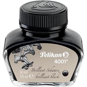 Pelikan Inchiostro Stilografico 4001, Flacone Di Vetro Da 30 Ml, Colore Nero