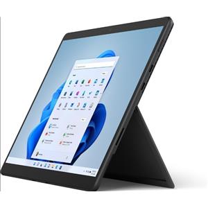 Microsoft Surface Pro 8 | i3-1115G4 | 13 | 8 GB | 128 GB SSD | Win 11 Pro | Graphit | Tastiera nera con custodia e ricarica della penna | CH - buono