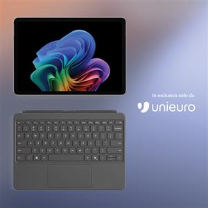 Microsoft Surface Pro 12'' + Type Cover Snapdragon 256 GB 30,5 cm (12'') 16 GB Wi-Fi 7 (802.11be) Windows 11 Home Platino