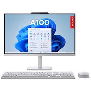 Lenovo All in One A 100 Display 23.8'' FHD (1920x1080) Processore INTEL N100 Memoria RAM 8GB Memoria SSD 512GB Scheda grafica Integrata Sis