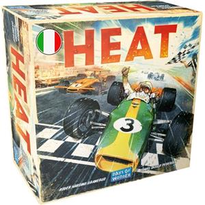 Asmodee - HEAT - Gioco da Tavolo di Automobili | Gioco da Tavola Adrenalinico di Corse Automobilistiche - 1-6 Giocatori - 10+ Anni - 60 Minuti - Edizione Italiana