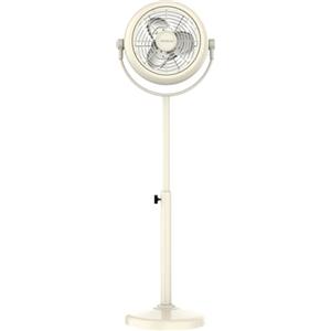 Cecotec - Ventilatore a piantana Retrò, EnergySilence 250 ClassicStyle Beige retrò. 25 W, diametro 25 cm, 3 assi aerodinamici, inclinazione regolabile, 2 velocità, elegante design beige