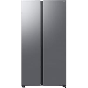 Samsung Frigorifero Side by Side AI RS70F65QET/EF, All-Around Cooling, Wifi con AI Energy Mode, Total No Frost, SpaceMax, 655 L, LxAxP: 91,2 x 178,4 x 72,6 cm, Metal Inox