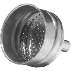 Cecotec Filtri da Caffè Caffettiera Moka Piccolina Funnel 4. Imbuto in Alluminio, Facilita Uso, Estrazione Ottimale, Assicura Quantità Giusta, Qualità senza Compromessi, Sapore Tradizionale