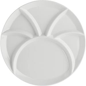 La Porcellana Bianca - Convivio fonduta/Party Piastra cm 26 GB, Bianco