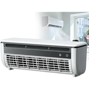 Gavscient Mini Condizionatore A Parete Senza Tubi né Finestra, A Basso Consumo Ed Economico; Sis-Tema di Raffreddamento Compatto A 3 velocità con Telecomando, Ideale per Cucina, Camera da Letto White