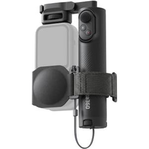 Insta360 Kit Selfie stick pieghevole con telecomando, Versione leggera, Nero notte