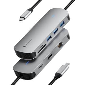 Yottamaster Docking station USB C 4K a 60Hz HDMI per MacBook/Dell/HP/Surface