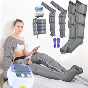 vanenferse Pressoterapia Linfodrenaggio Gambe Addome E Braccia Per Casa 4 Camere | Apparecchio pressoterapia linfodrenaggio total body professionale, Elettrico a Compressione d'Aria, 0-30 Min, 30-240 mmhg