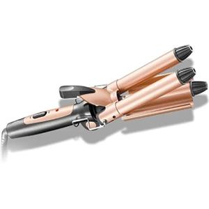 OBA Ferro Arricciacapelli Professionale OBA, Ceramica al Titanio, 33 cm, Riscaldamento Rapido 30 Secondi, Rose Gold
