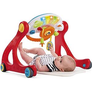 Chicco Palestrina Cresci e Cammina 4in1, Centro Attività, Tavolo Bambini e Primi Passi, Gioco Educativo con Attività Manuali, Luci e Suoni, Pannello Elettronico Rimovibile - Gioco Neonato 3-36 Mesi