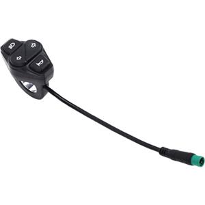 MechKit Interruttore di manubrio dello scooter elettrico per Kukirin G2 Master | Combina il controllo del clacson e degli indicatori di direzione in un design compatto