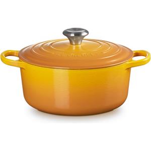Le Creuset Evolution, cocotte rotonda 24 cm in ghisa vetrificata - nectar
