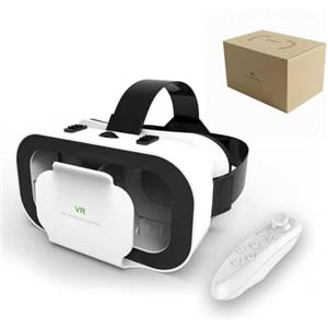 QiuQuecot Occhiali VR per smartphone con controllo wireless, occhiali 4K Ultra HD per giochi coinvolgenti e video a 360°, compatibili con iPhone/Android 4,7-6,5