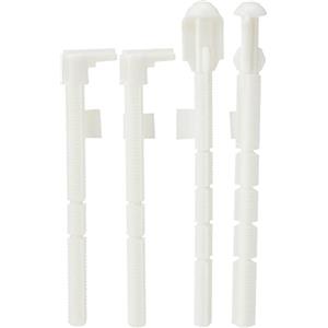 GEBERIT Telaio di fissaggio senza attrezzi per lavello UP UP320, Maniglia per Lavabo in Alluminio Verniciato, 14.5 cm x 1 cm x 2.75 cm, Bianco