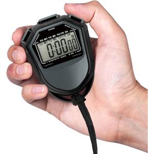 aqxreight Cronometro Impermeabile Digitale Palmare LCD Timer Cronografo Contatore Sportivo con Cinturino per Nuoto Corsa Calcio Allenamento Leggi i Dati sullo Schermo Antiurto Selezionabile Secondo