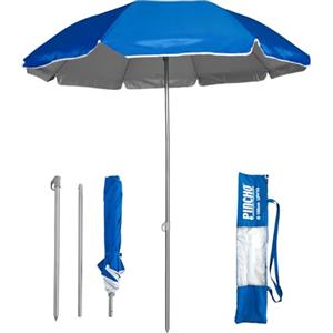 Pincho Ombrellone da Spiaggia 180 cm, Ombrellone Mare Antivento, Parasole UV50, Borsa a Zaino, 8 Stecche in Acciaio 3 mm, Ultraleggero 1,5 kg, Compatto Pieghevole per Moto, Bici e Camping
