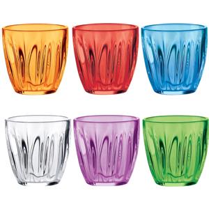 GUZZINI - Bicchieri Acqua Colorati 350 cc - set 6 pezzi