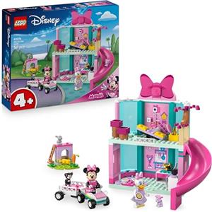 LEGO Disney L'hotel degli animali di Minni 43274 | Giochi per bambini e bambine da 4 anni, con le mini bamboline di Paperina e Minnie Mouse e 3 cuccioli, idea regalo, 161 pezzi