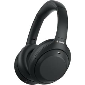 Sony WH-1000XM4C Cuffie Wireless con Cancellazione Rumore | Noise cancelling, bluetooth, audio Hi-Res, processore HD QN1, 34h batteria, connessione Multipoint, iOS e Android - Nero