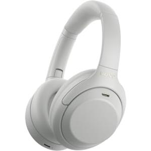 Sony WH-1000XM4C Cuffie Wireless con Cancellazione Rumore | Noise cancelling, bluetooth, audio Hi-Res, processore HD QN1, 34h batteria, connessione Multipoint, iOS e Android - Argento