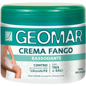 GEOMAR | Crema Fango Rassodante, Senza Risciaquo, Made in Italy, 450 ml | Contro gli Inestetismi della Cellulite, Con Tris Di Sali (Sale Marino, di Epsom e del Mar Morto)