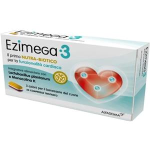 Alfasigma spa Alfasigma Ezimega 3 Integratore Per Il Controllo Del Colesterolo, 20 Compresse