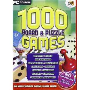 Avanquest 1000 Board and Puzzle Games (PC CD) [Edizione: Regno Unito]