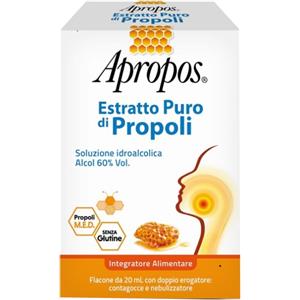 Apropos Estratto Puro di Propoli Spray + Contagocce 20ml