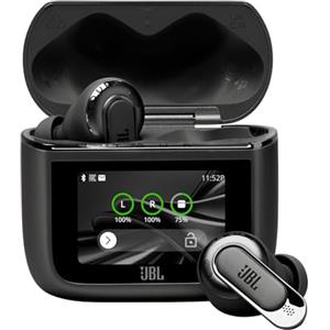 JBL Tour Pro 3 Auricolari True Wireless con Cancellazione del Rumore, Nero | Bluetooth 5.3, Custodia di Ricarica Intelligente, Autonomia 44 ore, Suono JBL Spatial 360 con Head Tracking