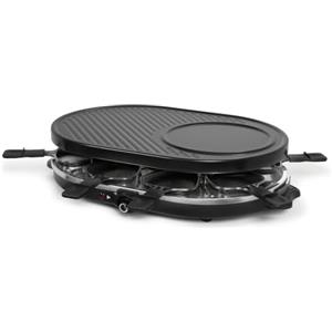 ONLI - Raschietto, Grill & Crepiere, 8 persone ON1035N - 3 in 1, 1200W, senza PFAS, termostato regolabile
