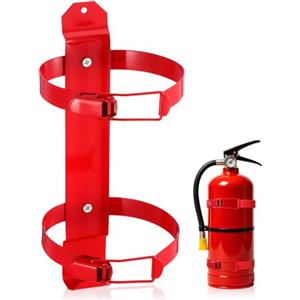 Mikikit Supporto per estintore da parete regolabile per estintore da 2 kg, supporto universale per montaggio per barche e veicoli a casa