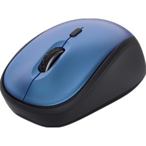 Trust Yvi+ mouse Mano destra RF Wireless Ottico 1600 DPI Blu, Nero
