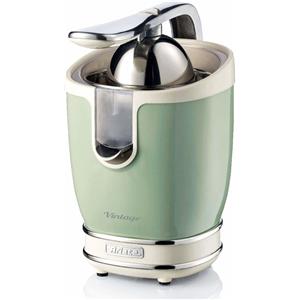 Ariete 413 Spremiagrumi Elettrico con Leva - Salvagoccia - Motore Silenzioso - 85 Watt - Design Vintage - Verde