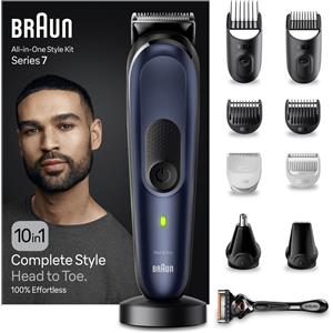 BRAUN Regolabarba SERIES 7 MGK7421 Black - Deep Blue