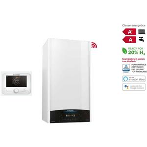 Ariston Caldaia Ariston a condensazione Genus One+ Net 30 kW Low NOx Metano o Gpl con Kit fumi omaggio Sensys HD DI SERIE Wi-Fi Alexa e Google Home - NOVITA