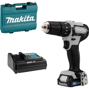 Makita Trapano avvitatore a percussione a batteria, bianco, 12 V max, 2,910 kg