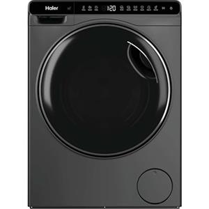Haier MiniDrum Lavatrice Slim 5 Kg, 1200 Giri, Classe A, Antracite | Motore Drive Inverter, Trattamento Antibatterico, Pillow Drum, Wi-Fi, App hOn, 70x51x49,2 cm, HW50-BP12307GU1S
