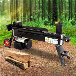 Generic Separatore idraulico per legno 8T automatico 2200 W grande motore, diametro di divisione 5-400 mm, funzionamento con una sola mano, portatile e facile da spostare macchina di spaccatura del legno