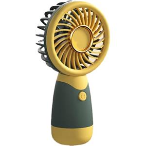 Pomoflexi Ventilatore Portatile Bordo Piccolo Ventilatore Tascabile Ventilatore Portatile USB Ricaricabile Regalo Silenzioso,C