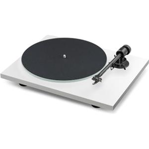 Pro-Ject T1 EVO BT, giradischi con Bluetooth aptX HD, Bianco satinato | Trasmettitore Bluetooth aptX HD, phono integrato, base fresata CNC senza plastica, piatto in vetro 8 mm, Ortofon OM10