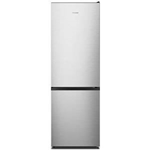 Hisense RB372N4AC2 Frigorifero Combinato A Libera Installazione, Total No Frost con Ventilazione Multiflow, Inox Look, Altezza 179 Cm, capacità Netta 287 L