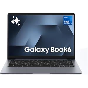 Samsung Galaxy Book6 (14, Ultra 5 Wildcatlake, 8GB), 3 Anni di Garanzia | Copilot+PC, Processore lntel Core Ultra 5 Wildcatlake, 256GB, Batteria Lunga Durata, Portatile, Galaxy AI, Gray [ITA]